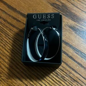 Stunning guess hoops earrings